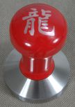 Красная ручка с порошковым покрытием и гравировкой символов животных китайского календаря