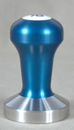 Анодированная цельная алюминиевая ручка с делроновой вставкой — синяя